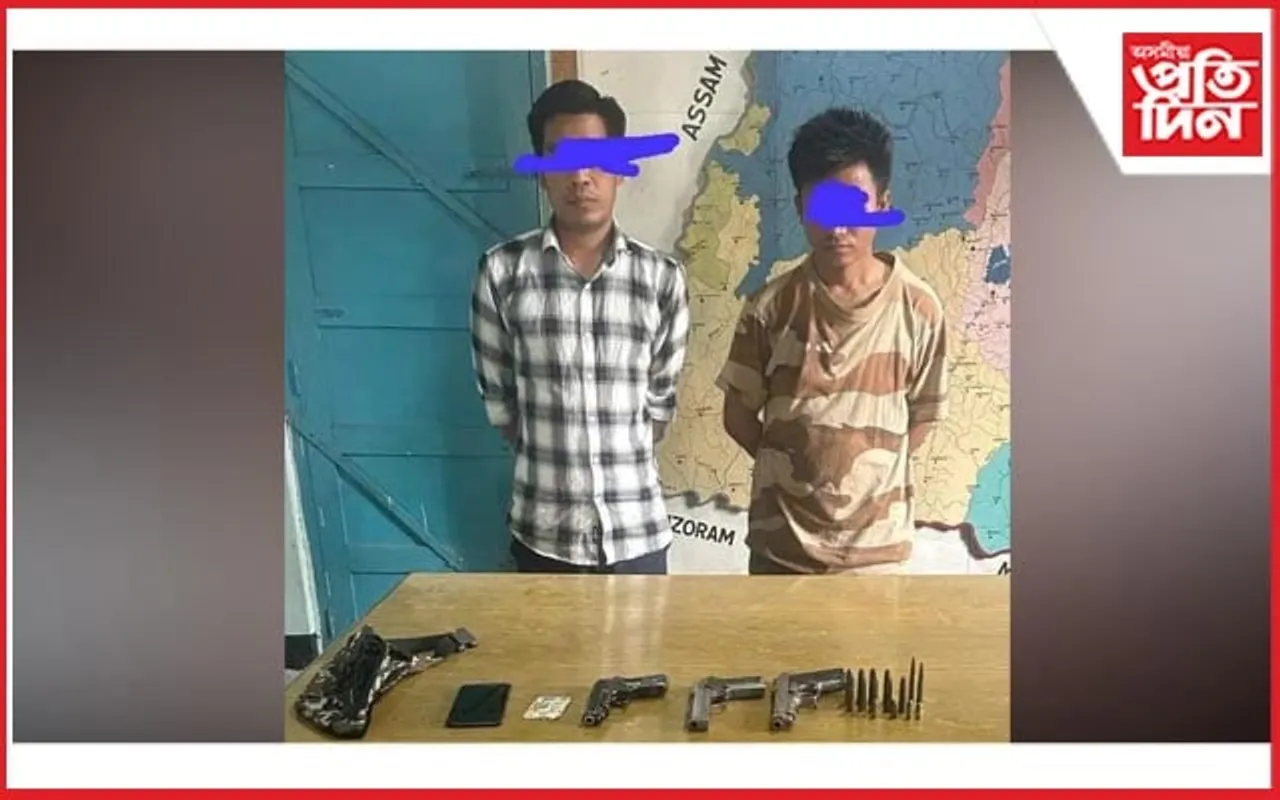 মণিপুৰত  PREPAK সংগঠনৰ দুজন উগ্ৰপন্থী গ্ৰেপ্তাৰ..