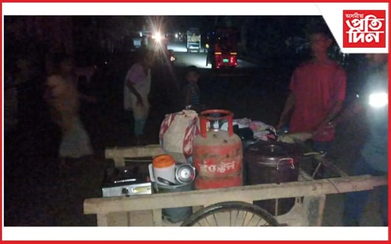 জলমগ্ন কামপুৰঃ বিপদসীমাৰ ওপৰেদি বৈছে পানী