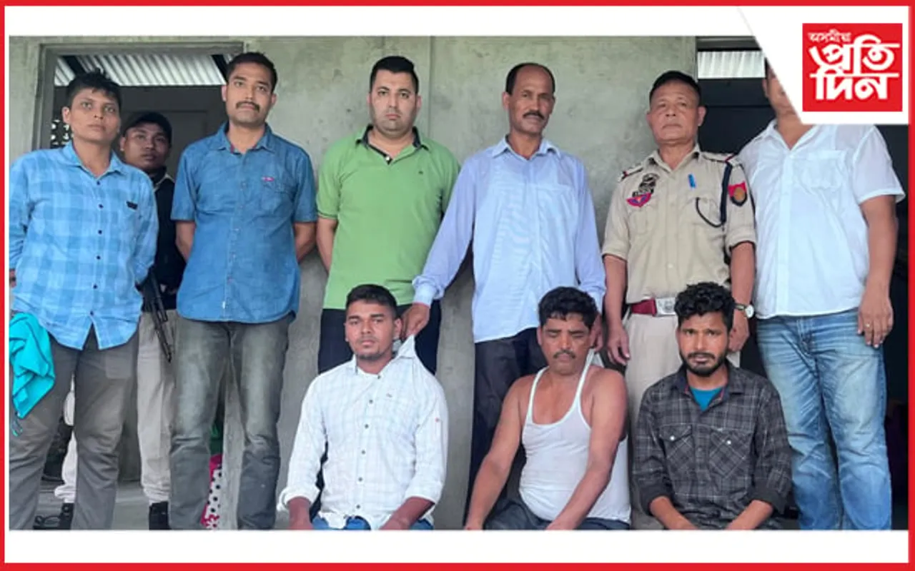 চিৰাঙত জালনোটসহ প্ৰিণ্টিং মেচিন জব্দ : ৩জনক আটক