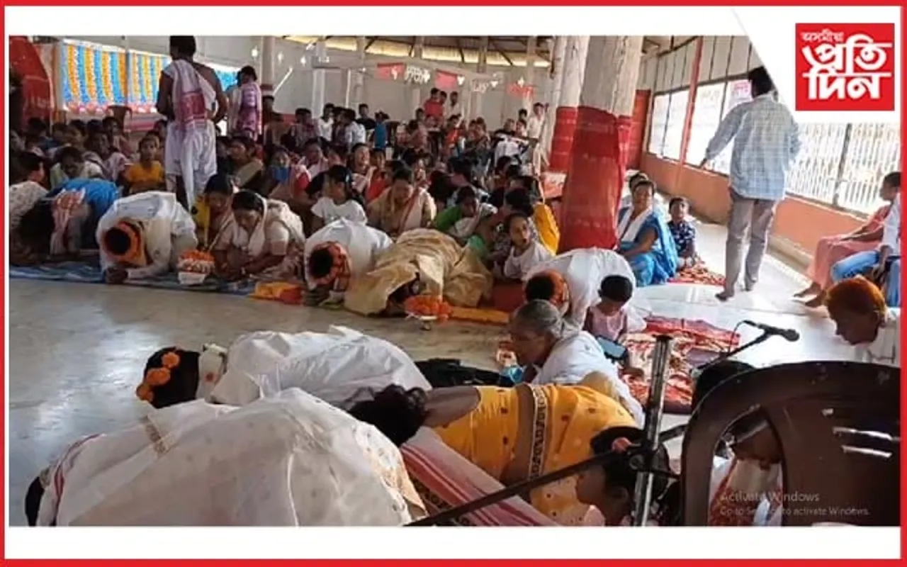  ৰহাত সমূহীয়া বিবাহ সম্পন্ন...