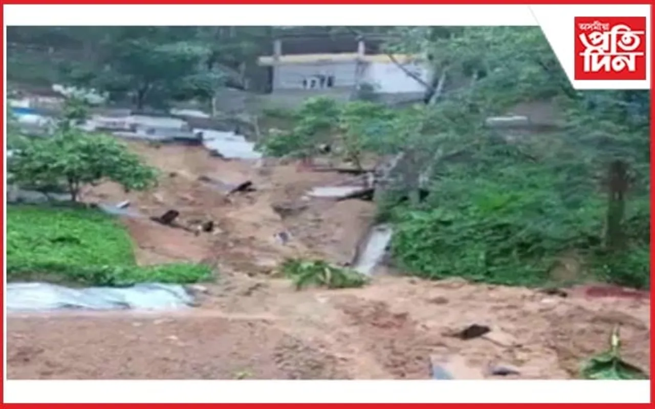 আইজলত ৰীমালৰ প্ৰভাৱঃ প্ৰবল বৰষুণত শিলৰ কুৱেৰী খহি পৰি নিহত ১০জন