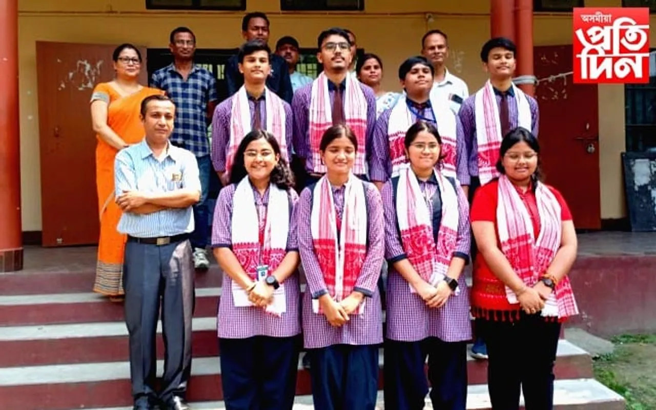 ১০০% উত্তীৰ্ণৰে উজ্বলিল ৰঙিয়াৰ চাৰ্ছ পাব্লিক স্কুল...