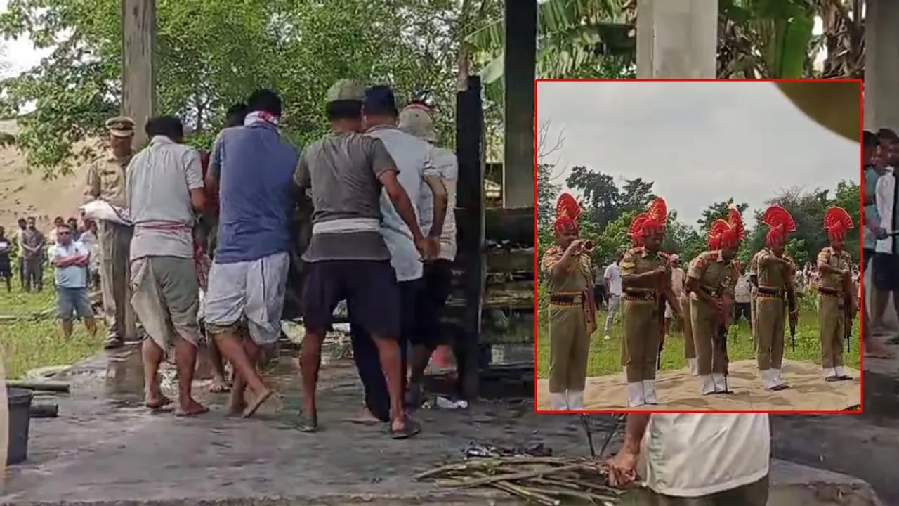 পত্নীসহ দুই সন্তানক এৰি কৰ্মস্থলীতে মৃত্যু BSF জোৱান...
