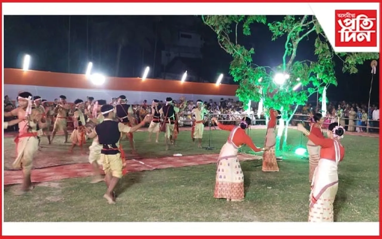 উদুলি-মুদুলি ভোটাইগাঁৱৰ পদুলিঃ জ্যোতি লাইব্ৰেৰী আৰু তৰুণ সংঘৰ হীৰক জয়ন্তী উৎসৱৰ আৰম্ভণি