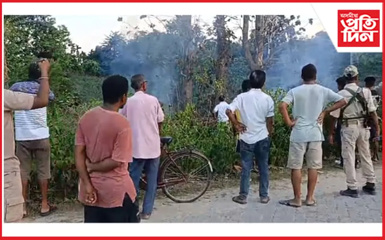 ধলাইবিলত বিধ্বংসী বনজুই : কথমপি ৰক্ষা পৰিল কেইবাখনো গাঁও