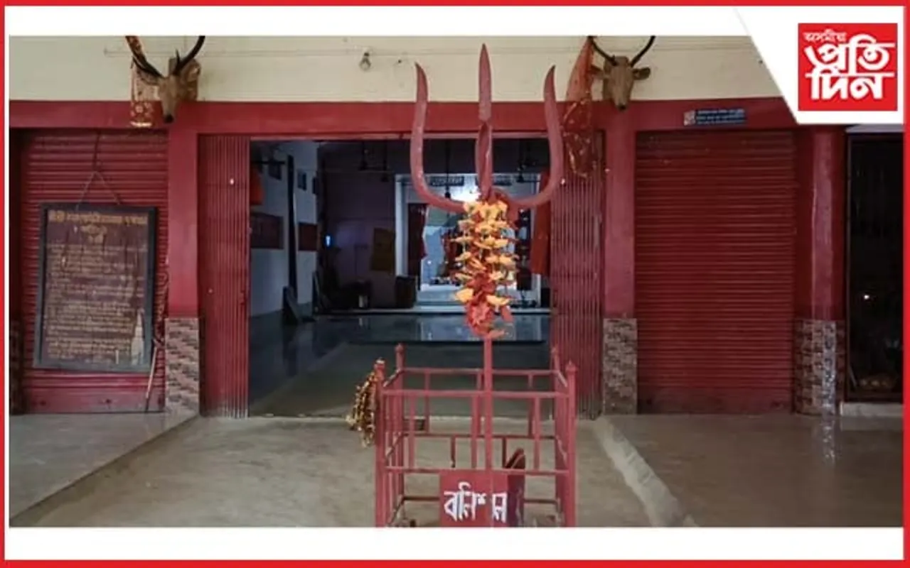 অম্বুবাচী উপলক্ষে বন্ধ হ'ল শ্ৰী শ্ৰী কাকগোসানী থানৰ প্ৰৱেশ দ্বাৰ