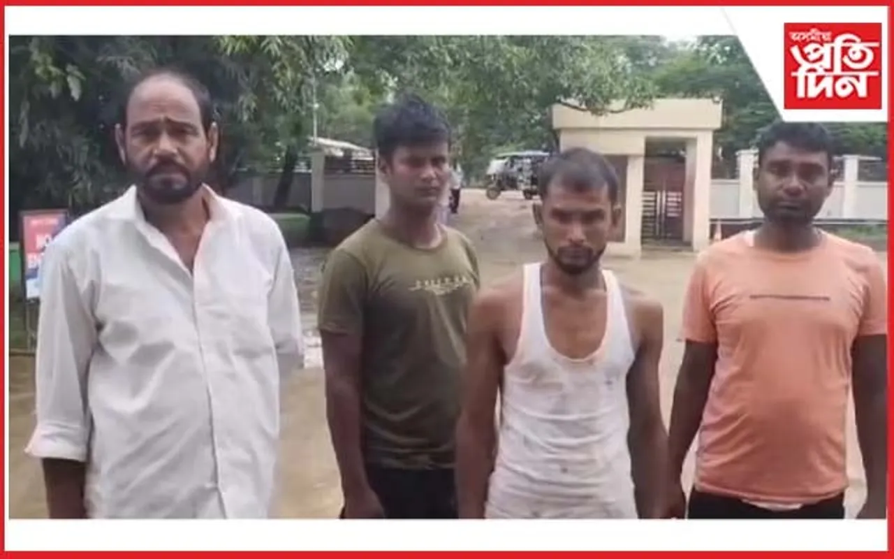 লংকাত জব্দ  ৪ সৰবৰাহকাৰীসহ ৭ টা চোৰাং গৰু...