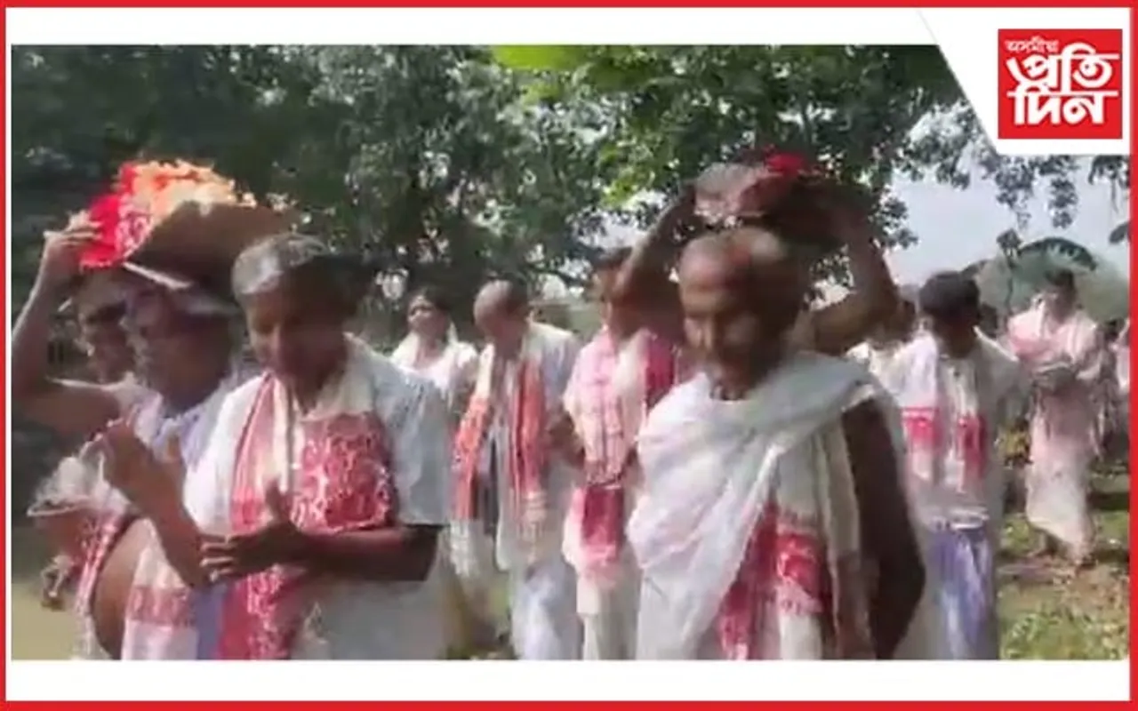 অনন্ত কন্দলী বাৰেগঞা শ্ৰী শ্ৰী বিষ্ণু মন্দিৰত ভাগৱত পাঠ...