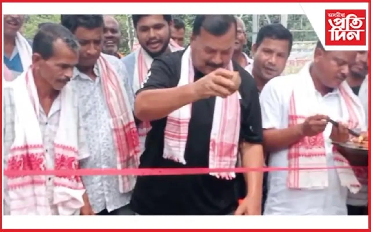 মুছলপুৰত পকীপথৰ কামৰ শুভাৰম্ভ বিটিচি পাৰিষদৰ...