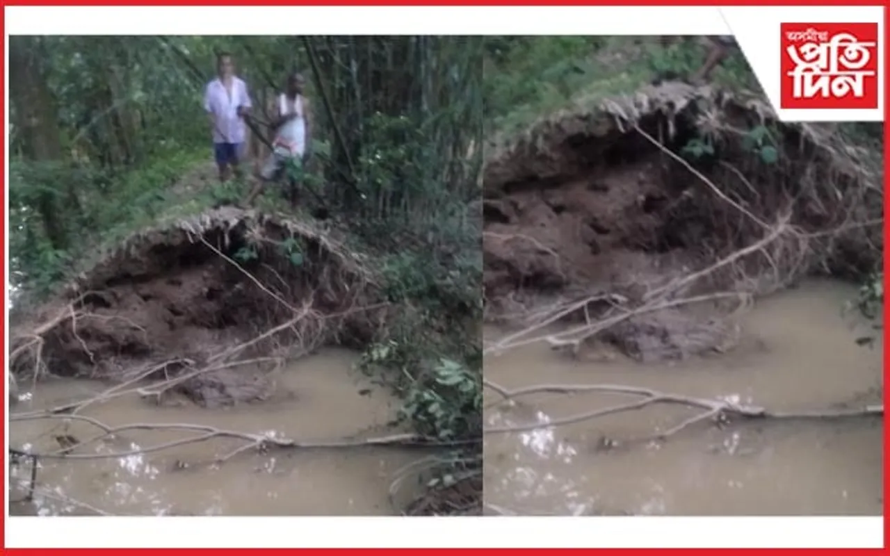 কামপুৰৰ চাংচকীত বানে চিঙি নিলে নৱনিৰ্মিত মথাউৰি...