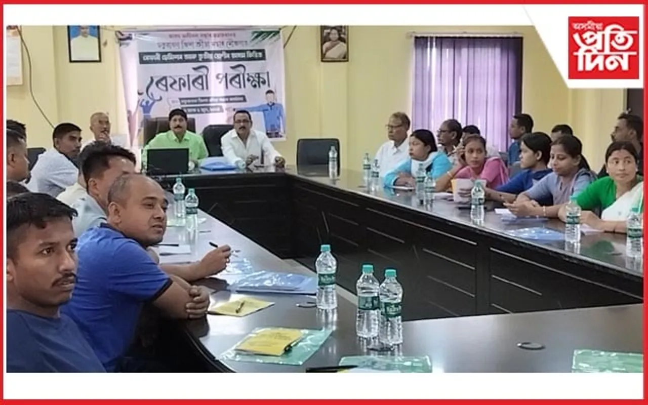 ঢকুৱাখনাত অসম ভিত্তিত ভলীবল ৰেফাৰী পৰীক্ষা আৰম্ভ