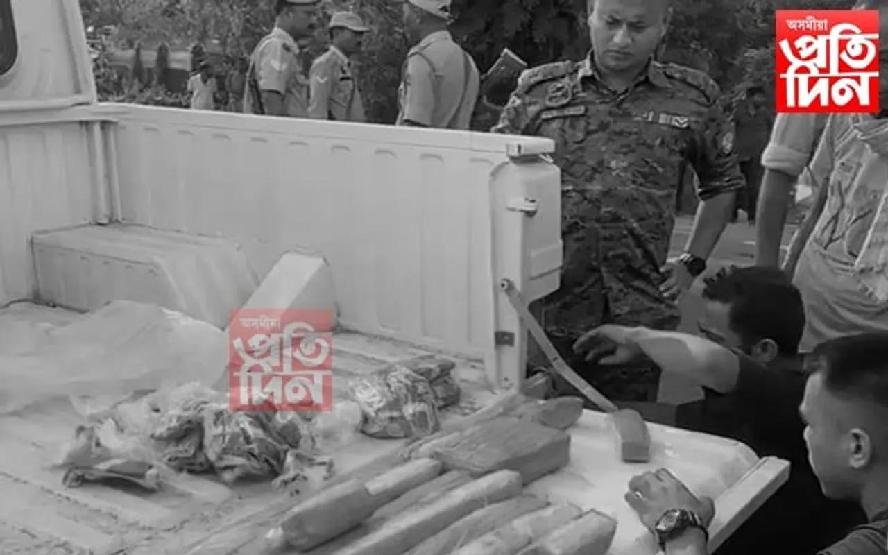 বদৰপুৰত ৬৬ কোটি টকাৰ নিচাযুক্ত সামগ্ৰী জব্দঃ আটক ৩ 