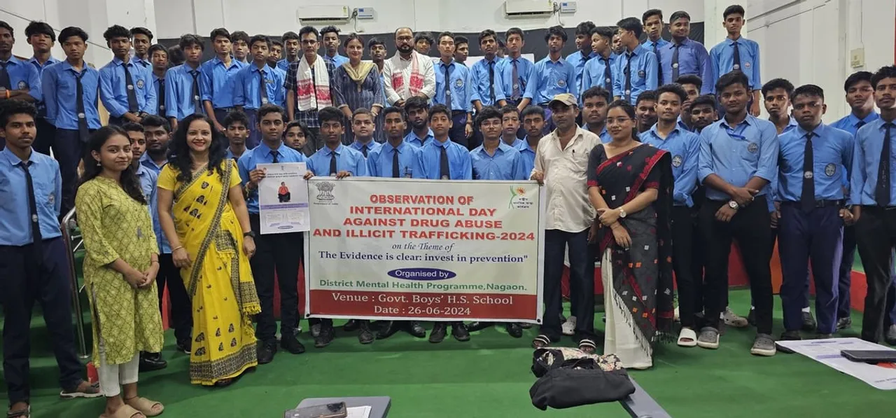 নগাঁও-ৰাঙলুত ড্ৰাগছৰ অপব্যৱহাৰ আৰু অবৈধ সৰবৰাহ বিৰোধী আন্তৰ্জাতিক দিৱস উদযাপন 