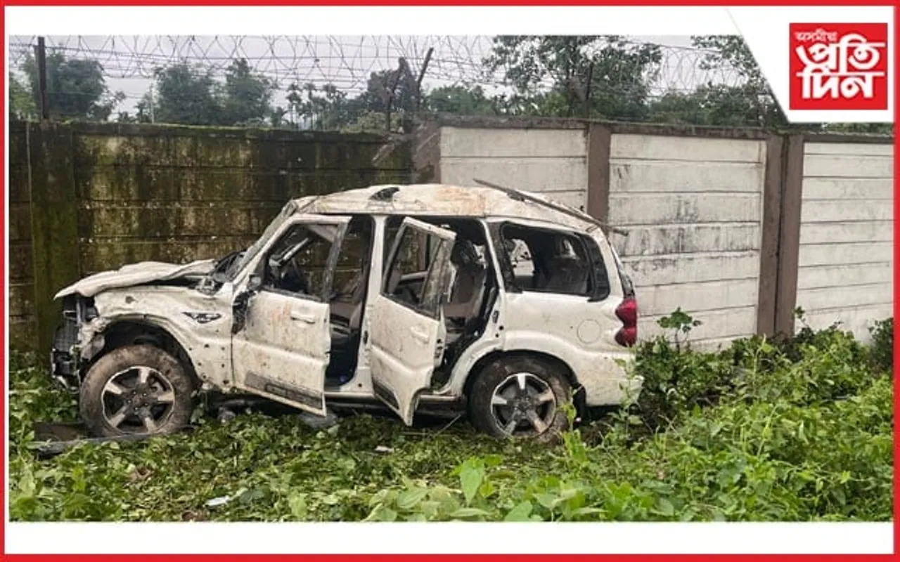 ভালুকপুঙত দুৰ্ঘটনাত পতিত বায়ু সেনাৰ বাহনঃ বিষয়াসহ ৫ জন গুৰুতৰভাৱে আহত