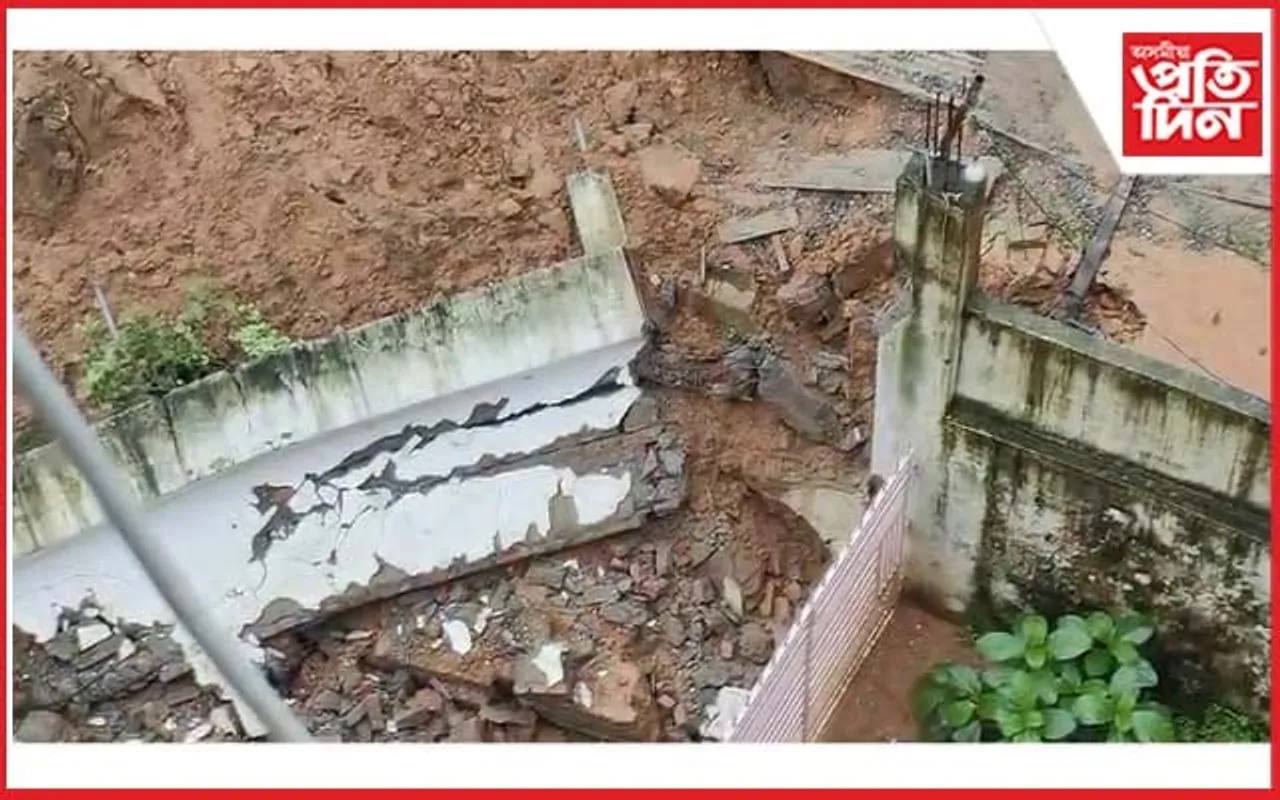 মহানগৰীৰ পাথৰকুঁৱৰী-পাণ্ডুত ভয়ংকৰ ভূমিস্খলনৰ ঘটনা