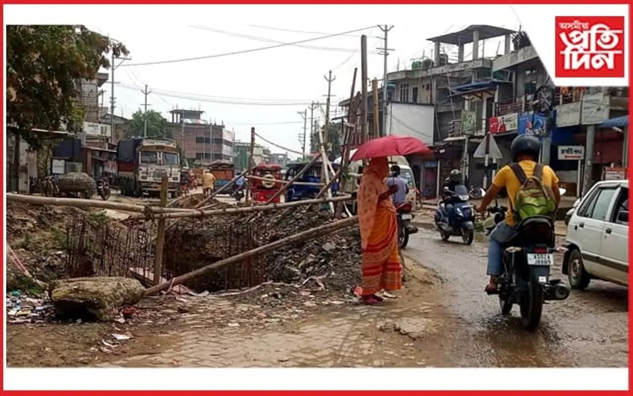 জলজীৱনত বিপৰ্যস্ত নগাঁৱৰ জনজীৱন...