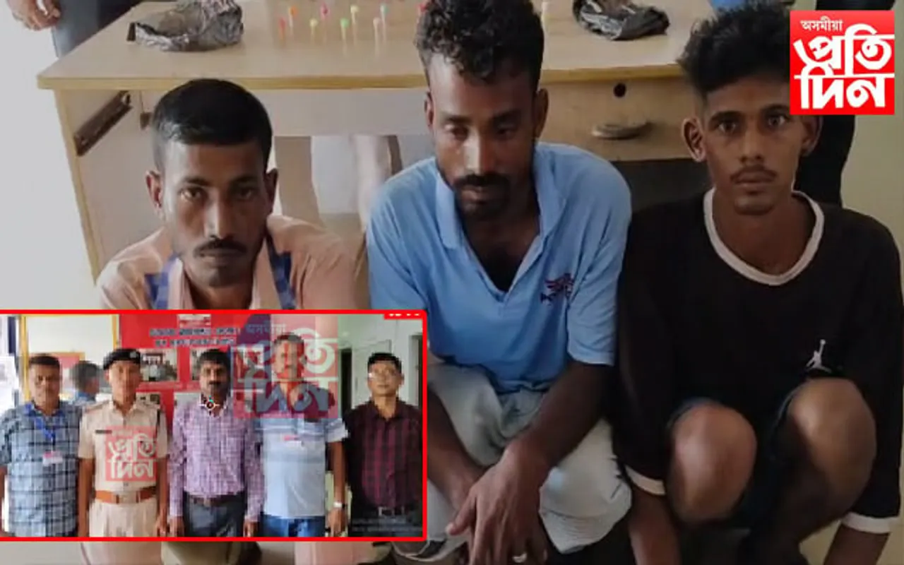 লামডিঙত নিচাযুক্ত সামগ্ৰী সহ আটক ৩ ব্যৱসায়ী...