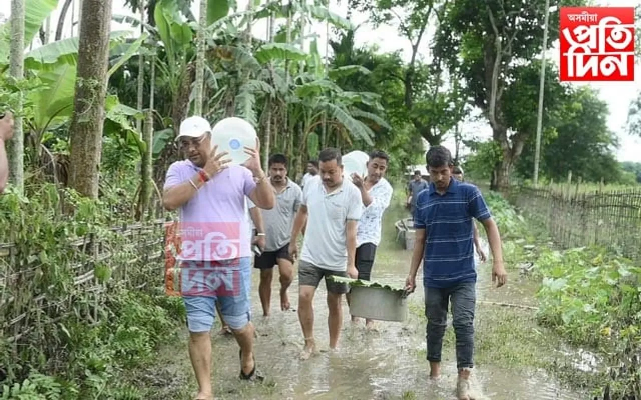 বানাক্ৰান্তক সকলো ধৰণৰ সা-সুবিধা তথা সাহায্যৰ বাবে চৰকাৰ প্ৰতিশ্ৰুতিবদ্ধঃ মন্ত্ৰী বিমল বৰা