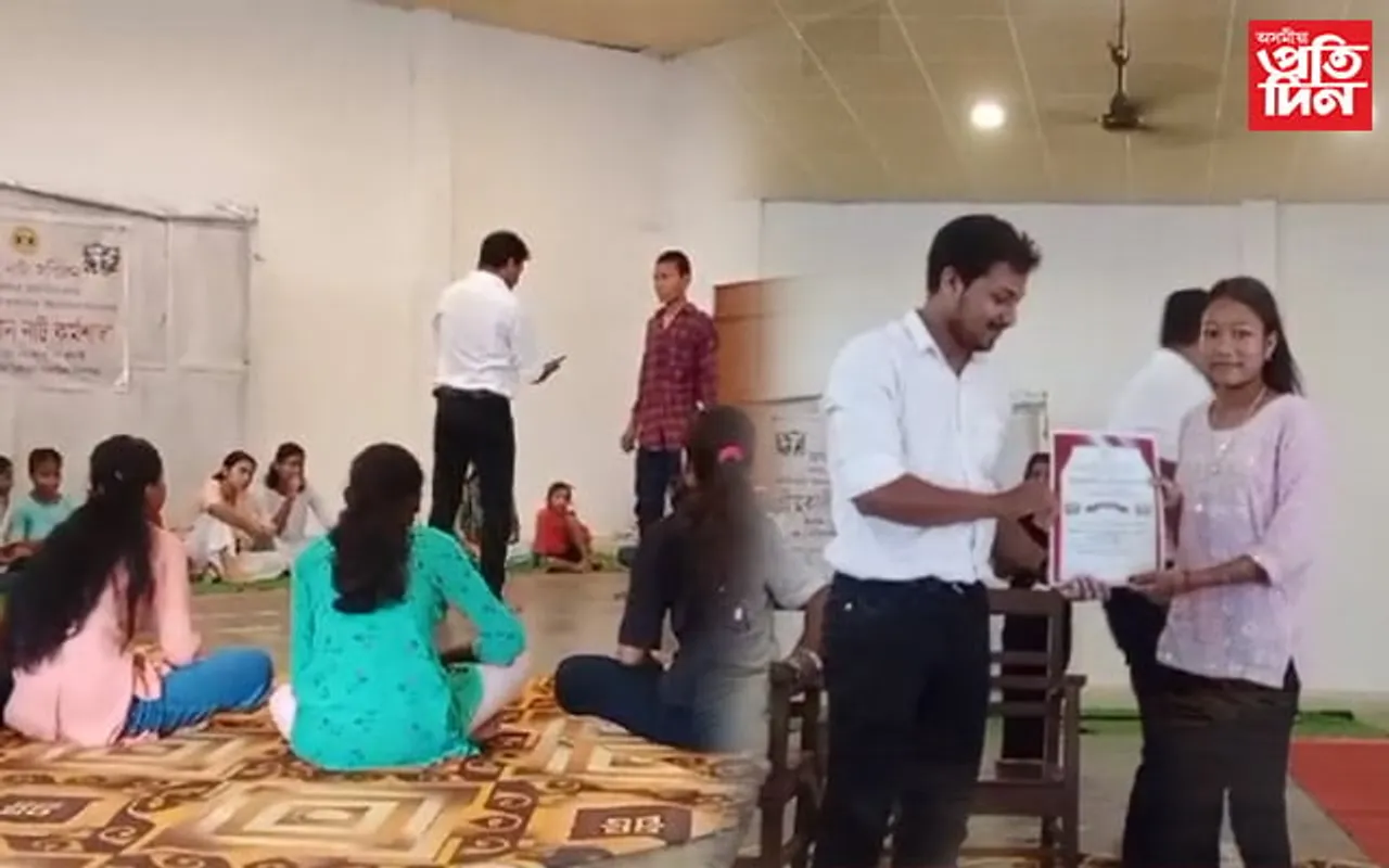 কঠীয়াতলীত নাট কৰ্মশালাৰ সফল সামৰণি...