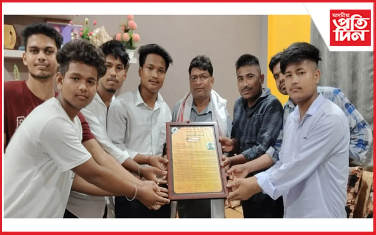 ড০ দয়ানন্দ শ্বাহক জাতীয় সংগঠনৰ সম্বৰ্ধনা