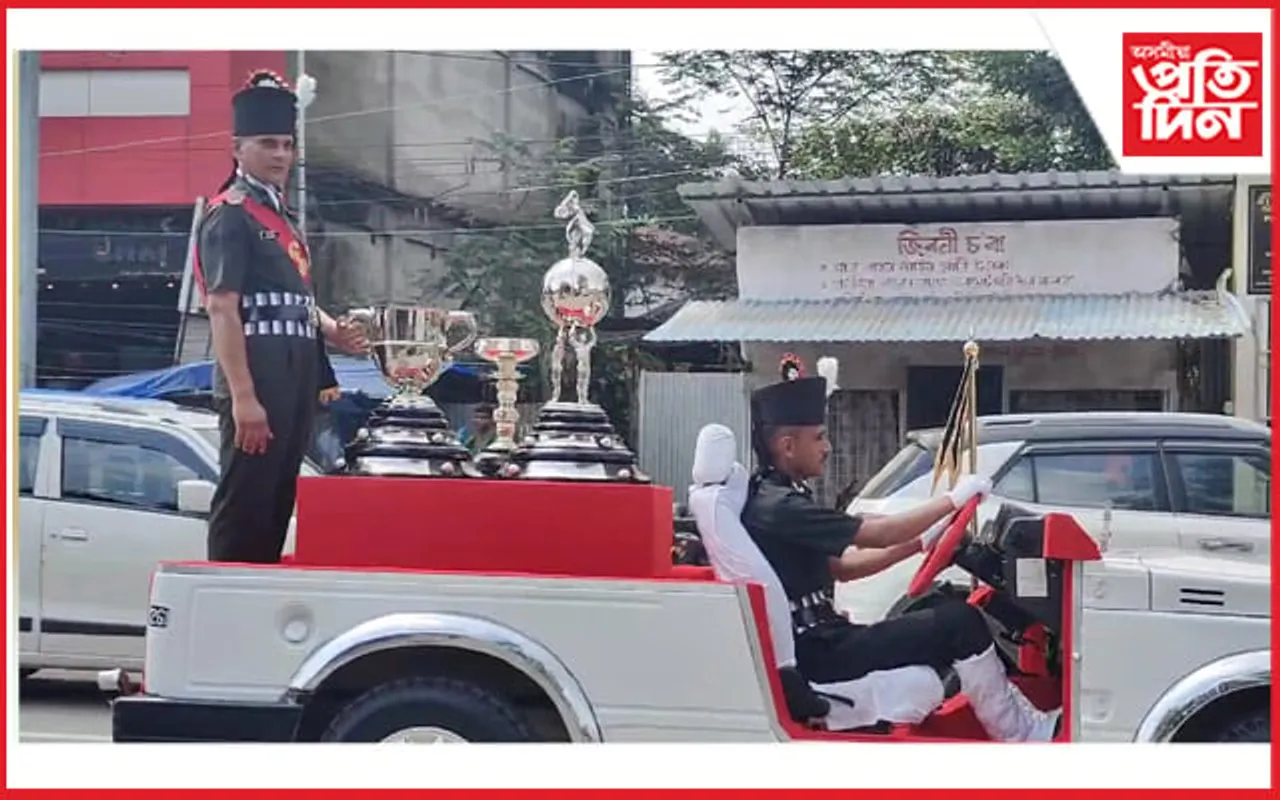 কোকৰাঝাৰত ডুৰাণ্ড কাপৰ ট্ৰফী উন্মোচন...
