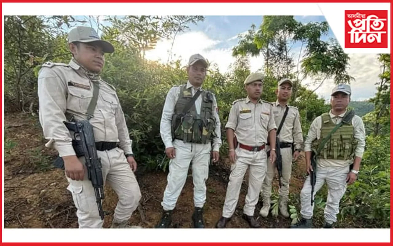 অশান্ত মণিপুৰত বুজন পৰিমাণৰ অবৈধ মাৰণাস্ত্ৰ জব্দ