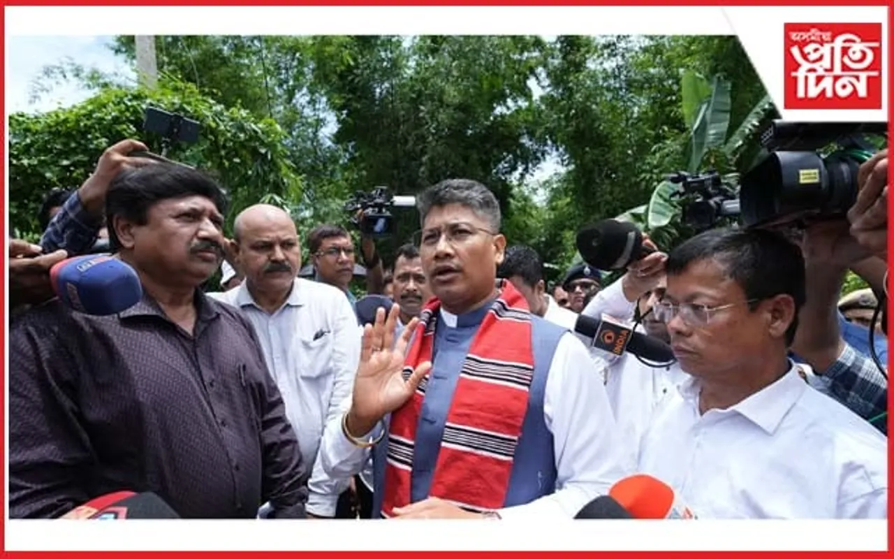 প্ৰতিশ্ৰুতি অনুসৰিয়েই নিৰ্মাণ কৰা হ'ব মাজুলীৰ মথাউৰি: পীযুষ হাজৰীকা
