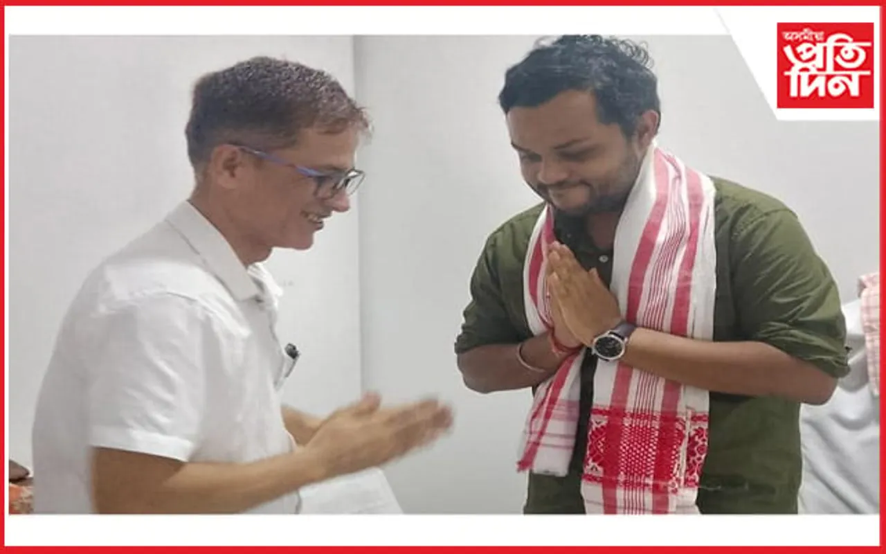ডা০ মানস কাথ হাজৰিকাক গুড হেল্থ মেডিকছৰ সম্বৰ্ধনা