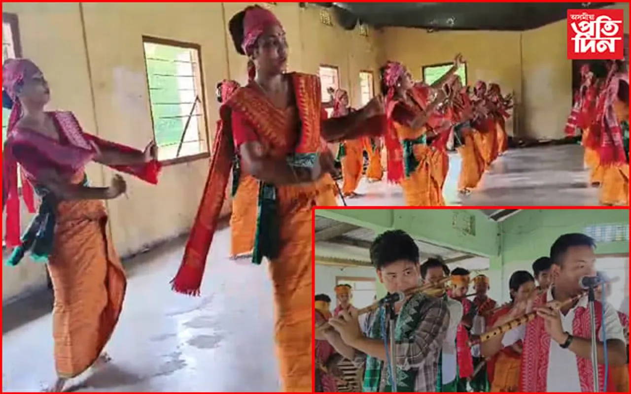 তামুলপুৰত বড়ো জনগোষ্ঠীৰ লোকনৃত্য কৰ্মশালাৰ সফল সামৰণি