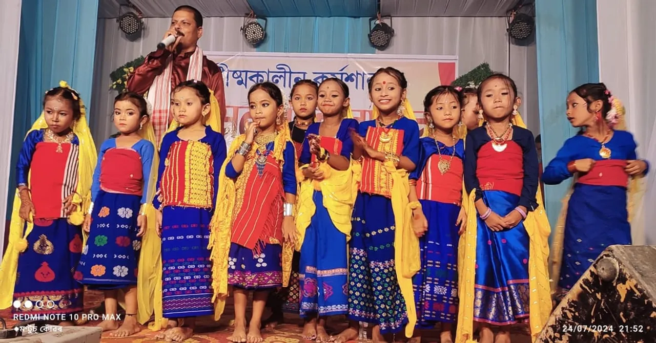 বেকাজান লক্ষীপুৰ প্ৰাথমিক বিদ্যালয়ৰ গ্ৰীষ্মকালীন কৰ্মশালাৰ সামৰণি