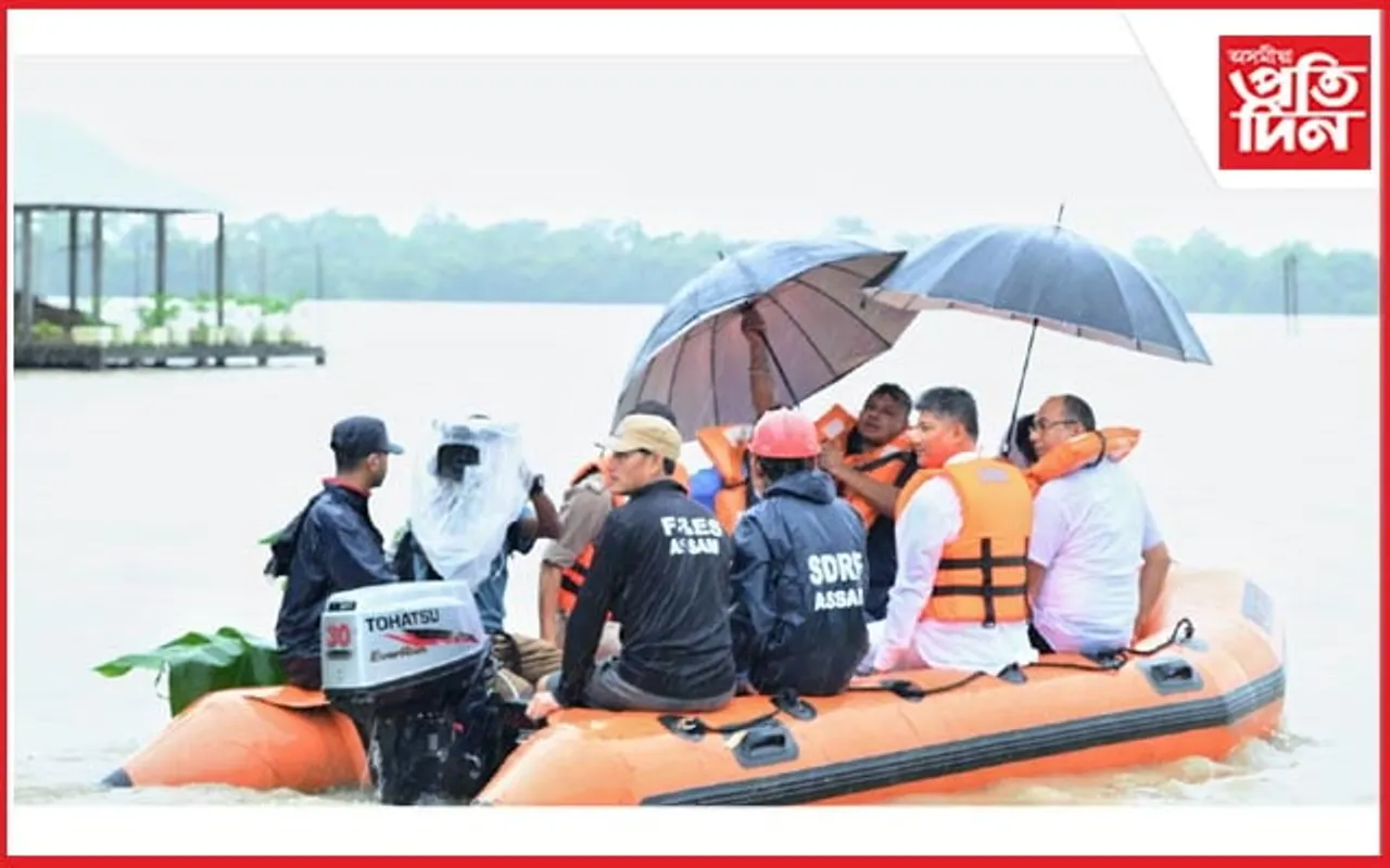 মহুৰামুখত ব্ৰহ্মপুত্ৰৰ বাঢ়নী পানীত ছিগা মথাউৰি পৰিদৰ্শন পীযুষ হাজৰীকাৰ...