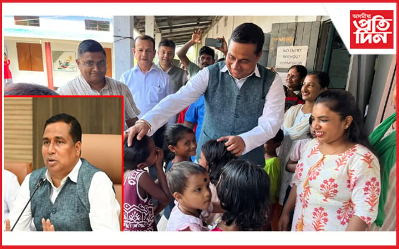 কাছাৰৰ বান পৰিস্থিতি সন্দৰ্ভত পৰ্যালোচনা সভাত মিলিত হ'ল মন্ত্ৰী জয়ন্ত মল্লবৰুৱা
