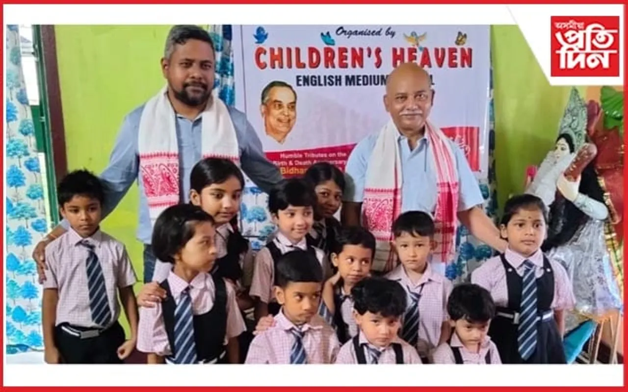 নগাঁৱৰ শিশুসকলে উদযাপন কৰিলে জাতীয় চিকিৎসক দিৱস...