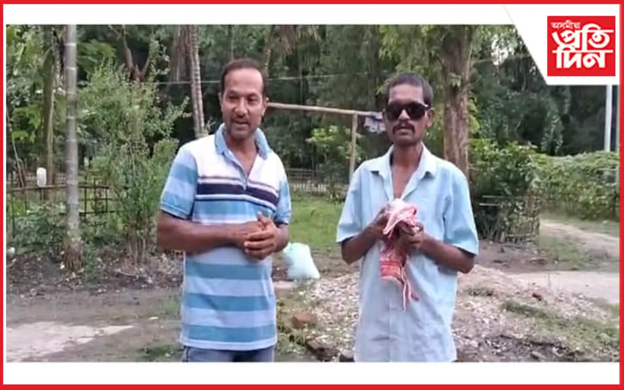 চকুৰে নেদেখা এজন নথকা অচিন পথিকক দৃষ্টি শক্তি প্ৰদান জামুগুৰিহাটৰ বিপুল নাথৰ...