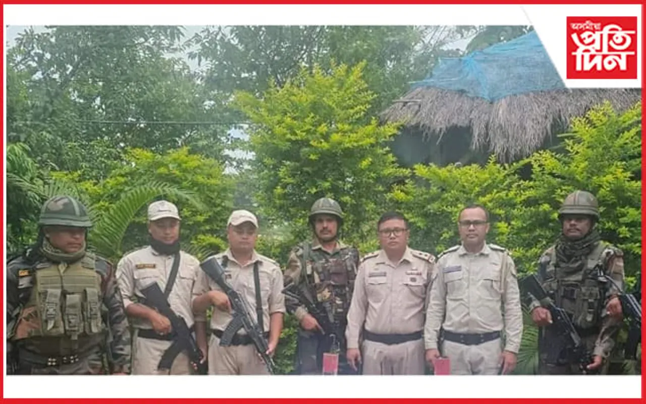 মণিপুৰত বুজন পৰিমাণৰ মাৰণাস্ত্ৰ আৰু বিষ্ফোৰক উদ্ধাৰ