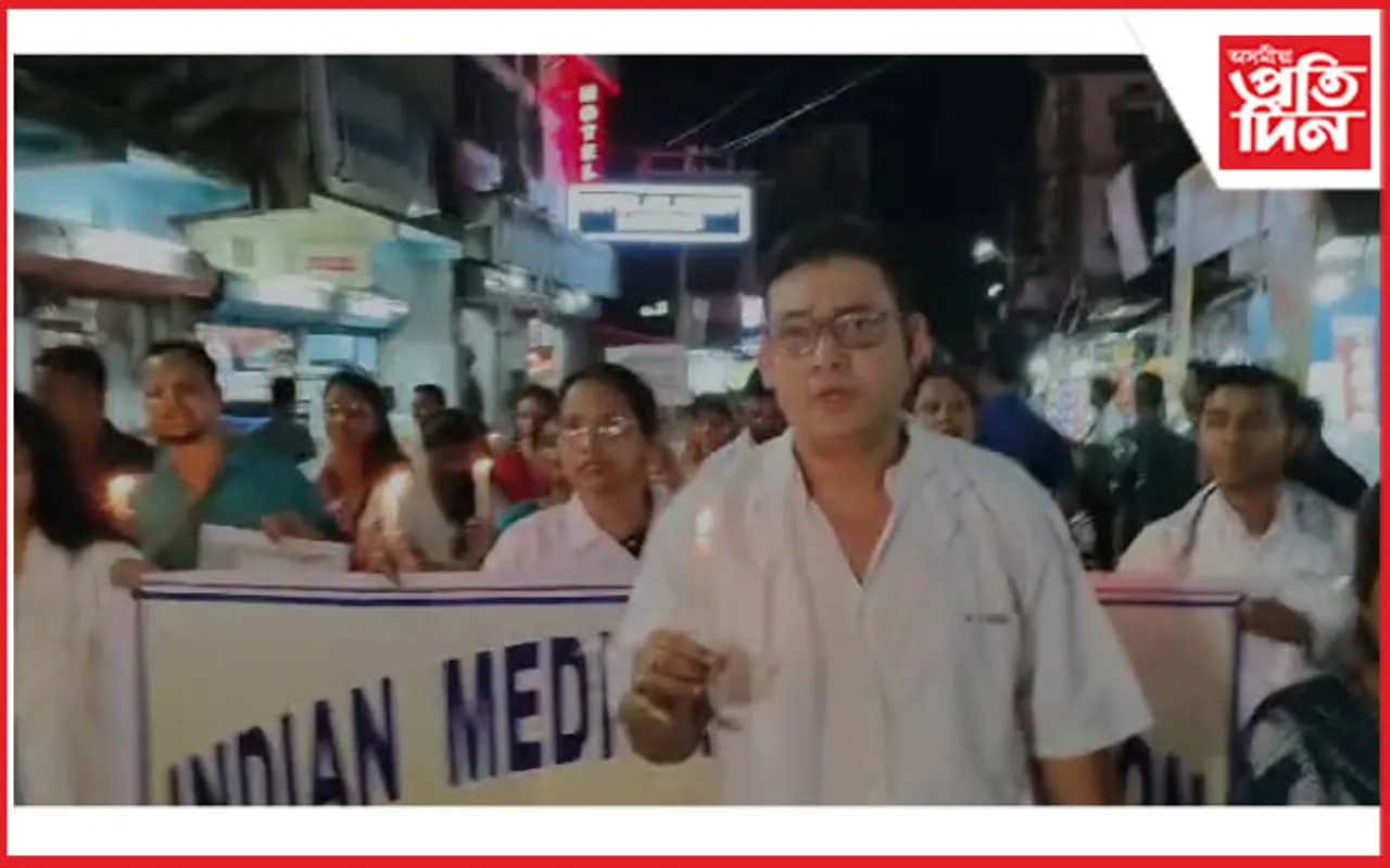 লামডিঙৰ ৰাজপথত চিকিৎসকৰ সমদল...