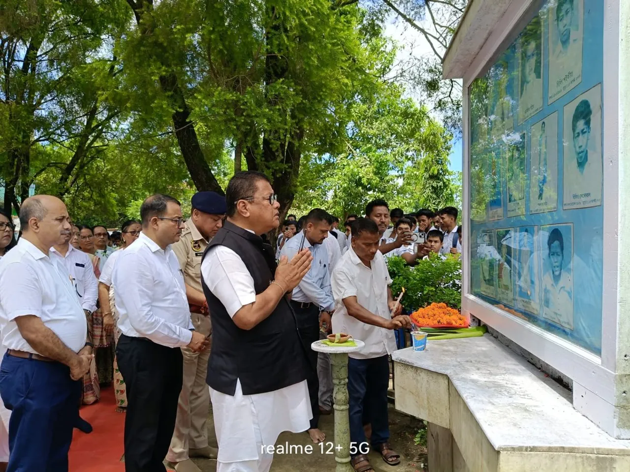 ধেমাজিত ৰাজ্যিক শোক দিৱস পালন