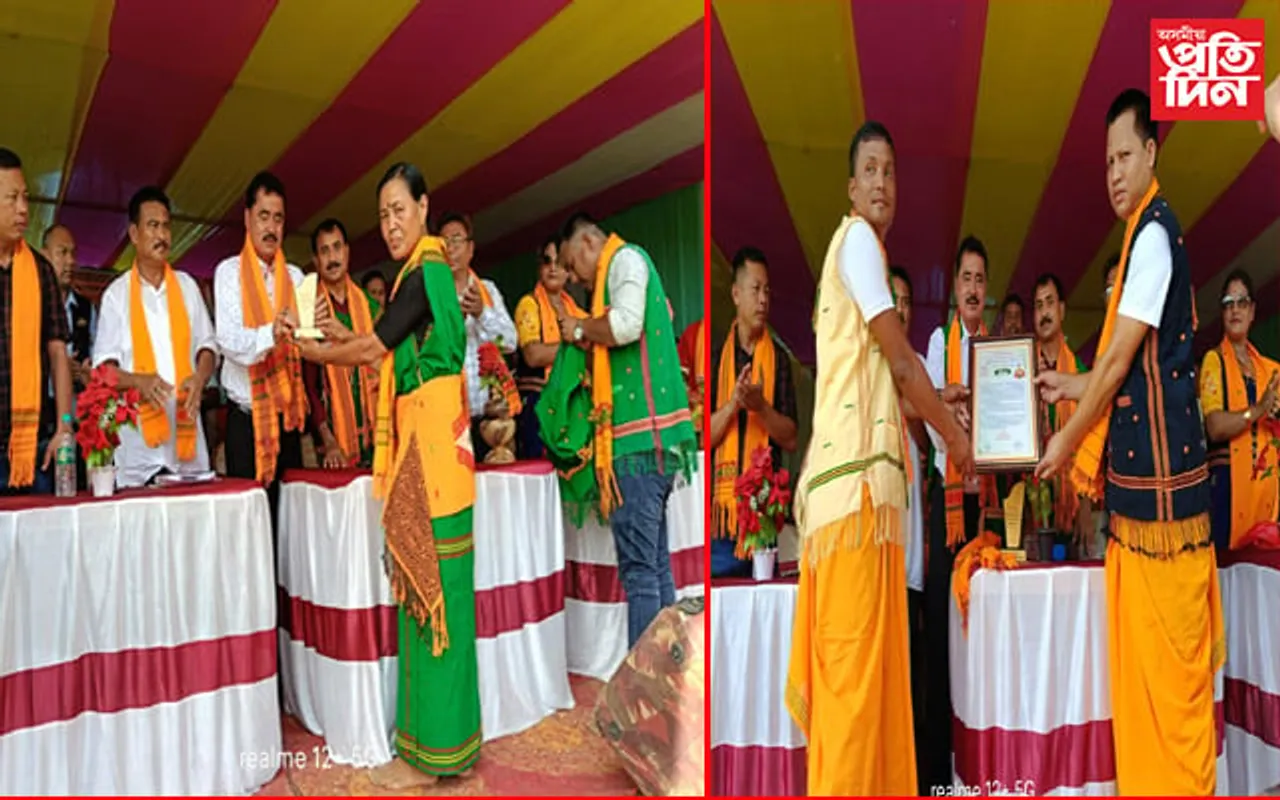 ধেমাজি লালং তিনি আলিত তিৱা জাতীয় সভা অনুষ্ঠিত: উপস্থিত জীৱন চন্দ্ৰ কোঁৱৰ
