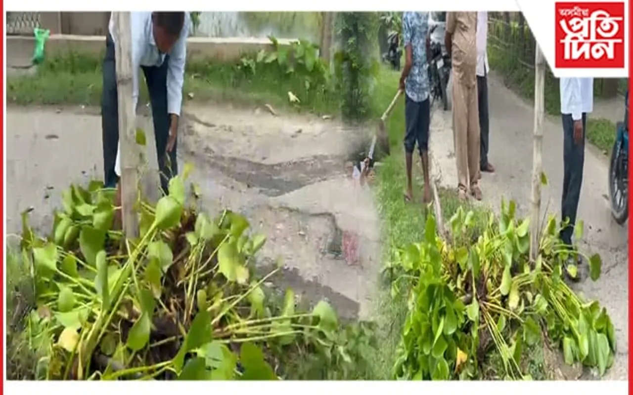 মেটেকা জাপি হাজোত পথ মেৰামতি লোক নিৰ্মাণ বিভাগৰ...