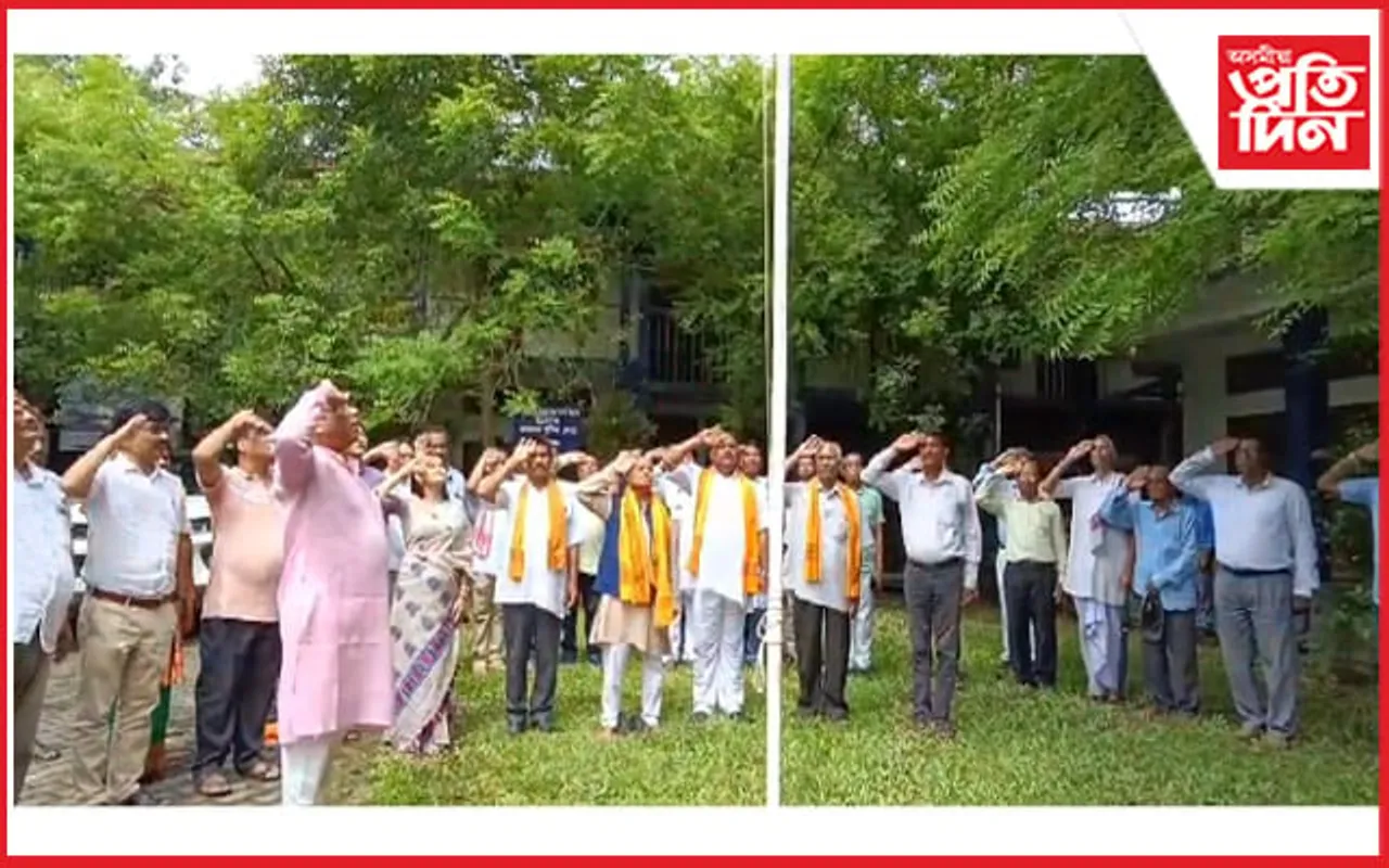 বাৰপূজীয়াত ৪২ৰ শ্বহীদ হেমৰাম পাটৰ আৰু গুণাভিৰাম বৰদলৈক সশ্ৰদ্ধ সোঁৱৰণ