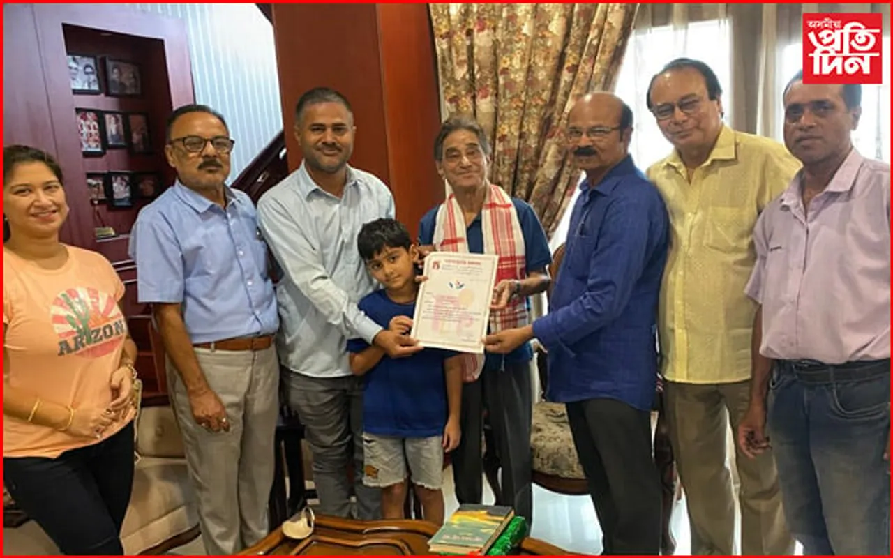 বলিউডৰ সংগীত পৰিচালক জীতু শৰ্মাক সম্বৰ্দ্ধনা
