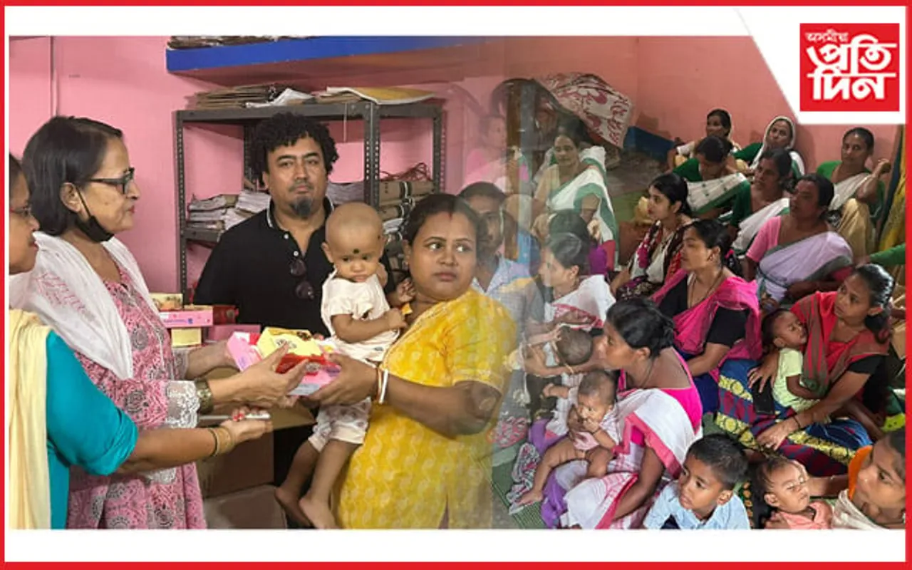 শোণিতপুৰ আৰু দৰঙত সাদিন-প্ৰতিদিন গোষ্ঠীৰ সহযোগত Johnson's ৰ শিশু সজাগতামূলক কাৰ্যসূচী...