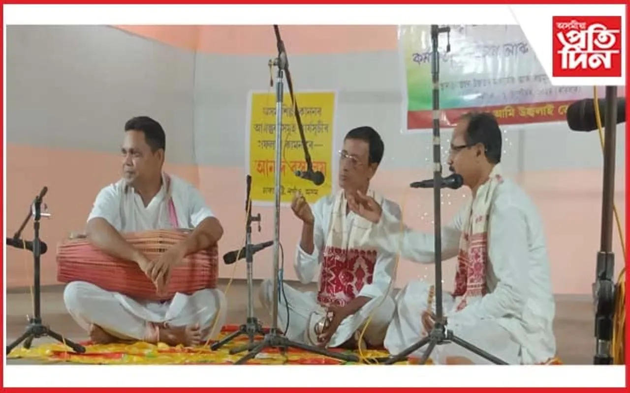 অসম শিল্পী কাননৰ উদ্যোগত ২য় বাৰ্ষিক ৰাস মহোৎসৱৰ শুভাৰম্ভণি অনুষ্ঠান