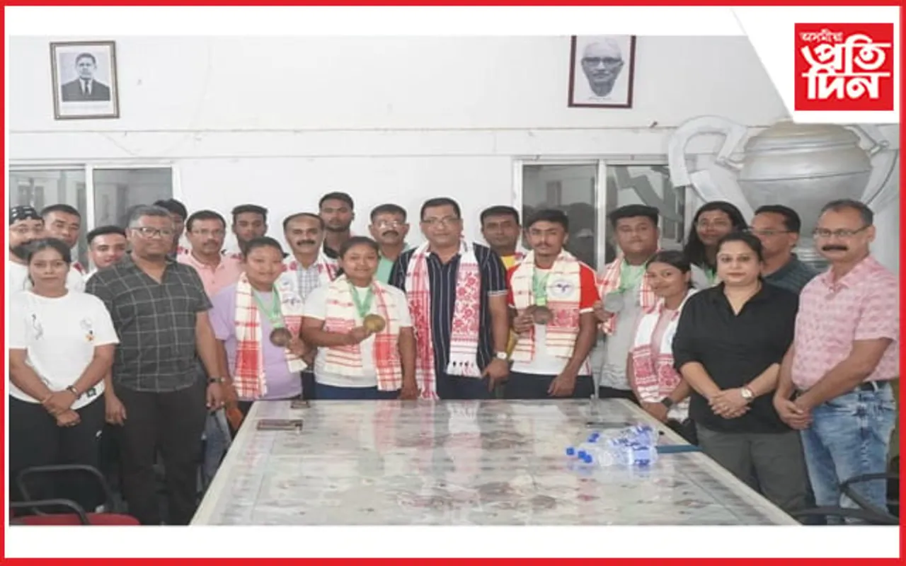 নগাঁও জিলাৰ চাহ বাগিচাসমূহৰ শ্ৰমিকৰ আগন্তুক দূৰ্গা পূজাৰ বোনাচ সন্দৰ্ভত আলোচনা...