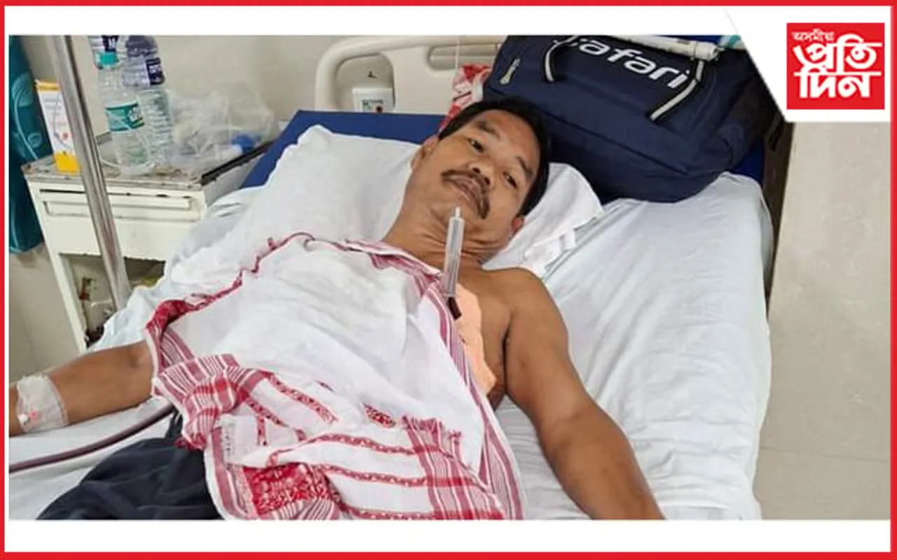 পথ দুৰ্ঘটনাত গুৰুতৰভাৱে আহত অসমীয়া প্ৰতিদিনৰ সাংবাদিক তুলন সোণোৱাল