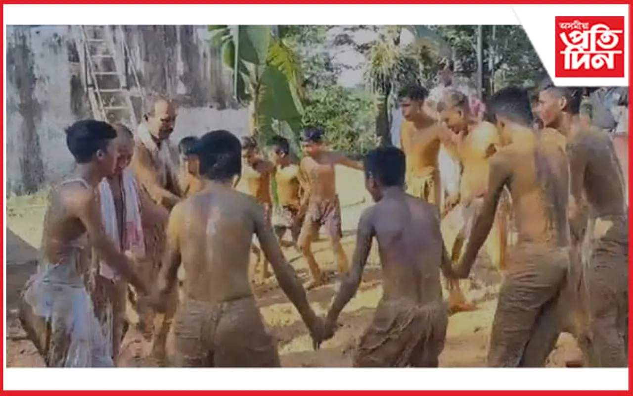 ঐতিহাসিক শ্ৰীশ্ৰী থুকুবিল সত্ৰত নন্দোৎসৱ উপলক্ষে বোকা ভাওনা...