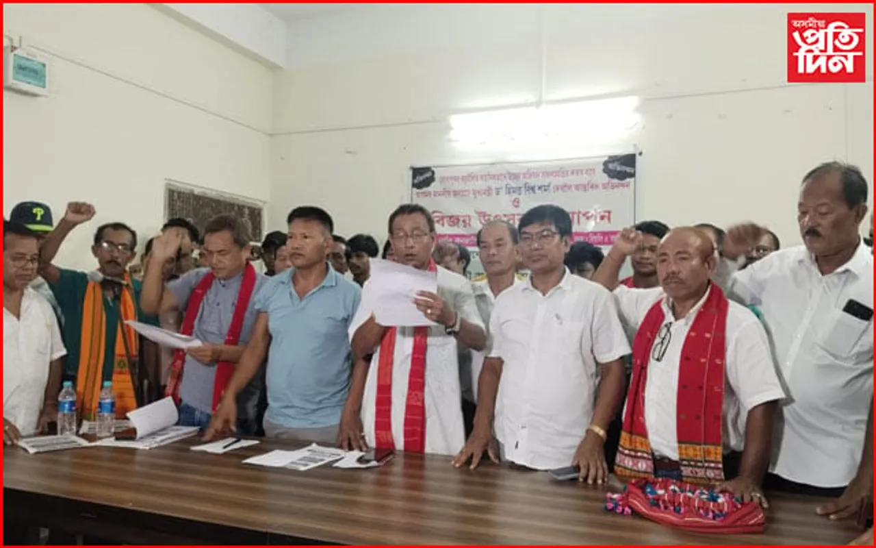 সোণাপুৰৰ ট্ৰাইবেল ব্লকত বেদখল উচ্ছেদ অভিযান : নগাঁৱত বিজয় উৎসৱ পালন...