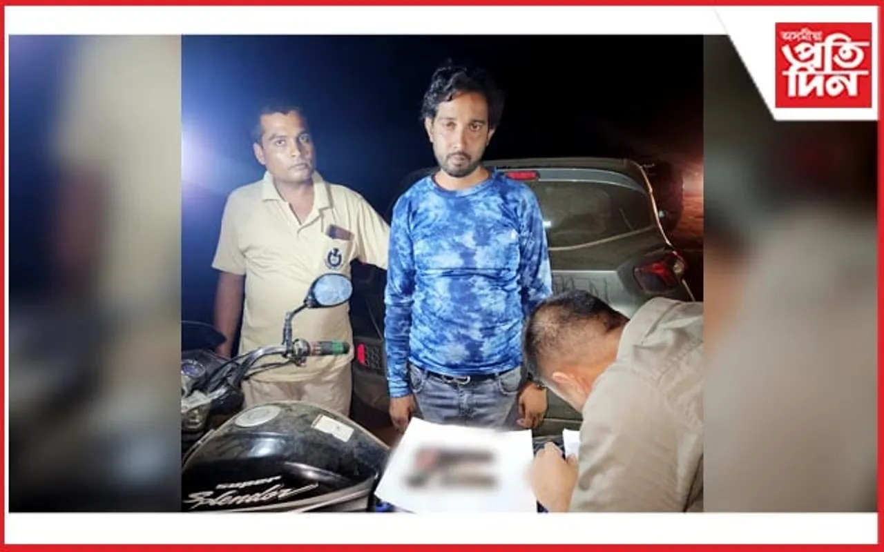 মোৰাঝাৰত মাৰণাস্ত্ৰসহ আটক এজন