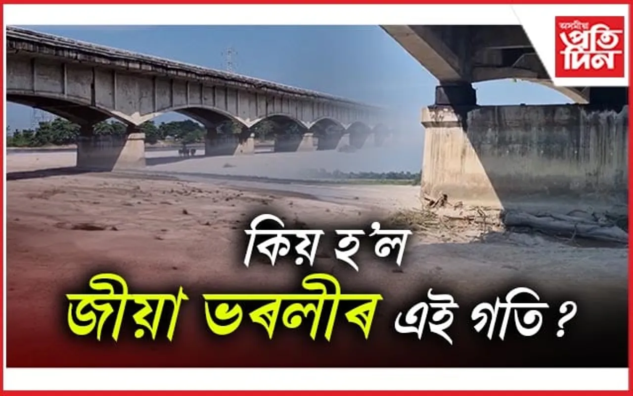 প্ৰকৃতিয়ে লৈছে নেকি প্ৰতিশোধ ! ৮০ শতাংশ শুকাই গ'ল খৰস্ৰোতা জীয়া ভৰলী