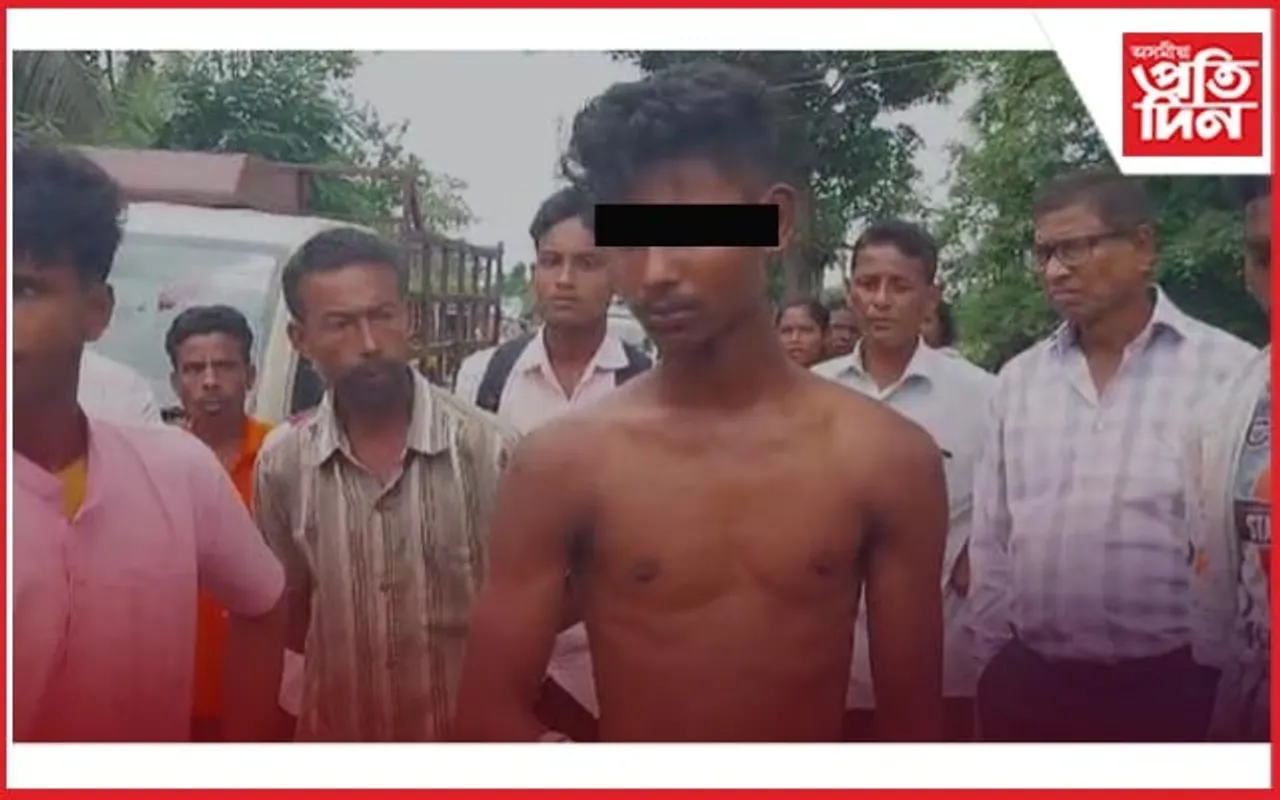 বঢ়মপুৰৰ বৰবাৰীত শিক্ষানুষ্ঠানৰ সন্মুখতে  দশম শ্ৰেণীৰ ছাত্ৰক লোহাৰ ৰ'ডৰে প্ৰহাৰ